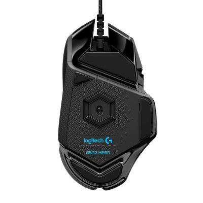 6. Logitech G502 Gaming HERO EU Maus 910-005471 (optisch; 16000 DPI; schwarz)