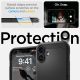 13. Spigen Tough Armor MagSafe Hülle mit Ständer für iPhone 16 – Schwarz