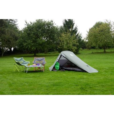 5. Coleman Bedrock 2 2-Personen-Zelt – grau
