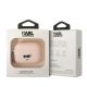 4. Karl Lagerfeld KLAP2RUNCHP AirPods Pro 2 Cover pink/pink Silikon Choupette Head 3D