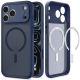 2. Spigen Ultra Hybrid MagSafe Hülle für iPhone 18 Pro / 17 Pro – Dunkelblau