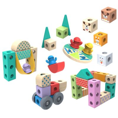 11. Melissa & Doug MDT BBN Blockables Town Pyst GML