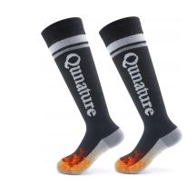 Qunature Winter-Thermosocken schwarz 28-31