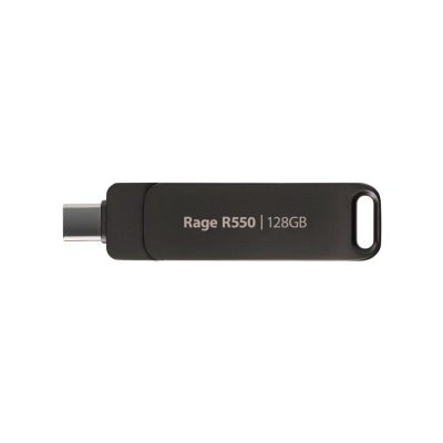 3. Patriot Rage R550 128 GB Dual USB A+C, Aluminium, 100 MB/s