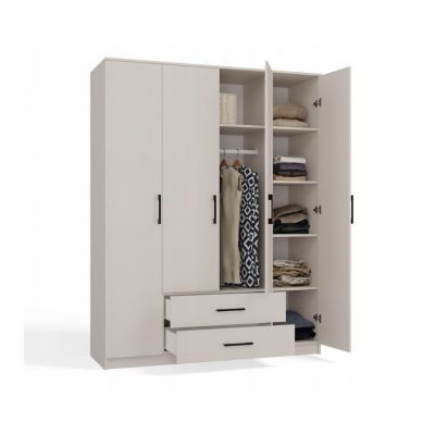 3. ROMANA KLEIDERSCHRANK 160X205 KASCHMIR OHNE SPIEGEL-SET