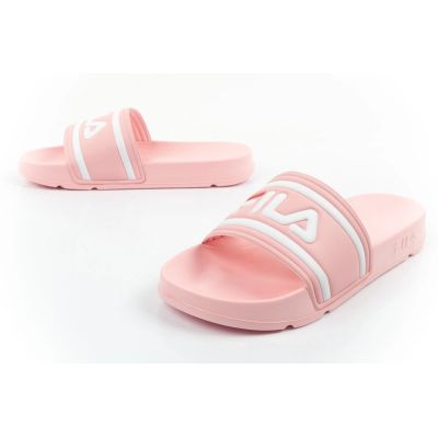 8. Fila Damen-Sport-Flip-Flops Morro, bequeme rosa Hausschuhe für den Pool