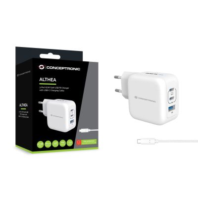 3. Conceptronic ALTHEA17W Universelles Handy-Ladegerät Weiß AC Schnellladung Intern
