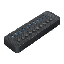 Orico CT2U3-10AB 10x USB-A 3.0 Hub mit Schaltern – Schwarz