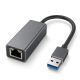 Wozinsky WAU-45A Ethernet-Netzwerkadapter Gigabit RJ45 1000 Mbit/s USB-A LAN-Netzwerkkarte - Grau