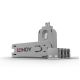 6. Lindy 40454 Port Blocker Port Blocker + USB Typ-A Dongle Weiß Acrylnitril Butadien Styrol (ABS) 5 Stück.