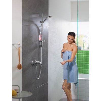 5. Hansgrohe Crometta Duschsystem Chrom, Weiß