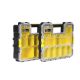 Stanley 1-97-518 Werkzeugkasten, Kleinteilebox, Kunststoff, Schwarz, Transparent, Gelb