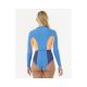 3. RIP CURL G-Bomb Damen Foam 1,5 mm Ls Fz Full Spring Blau
