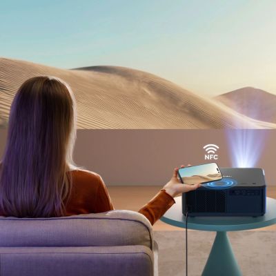 6. Yaber K2s Pro LCD FullHD 1080p Multimedia-Projektor mit JBL-Lautsprechern und Subwoofer - Schwarz