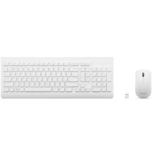 Lenovo | Kabelloses Tastatur- und Maus-Set | 510 | Weiß | Tastatur- und Maus-Set | 2,4-GHz-Funkverbindung über Nano-USB | Batterien enthalten | Englisch | Weiß