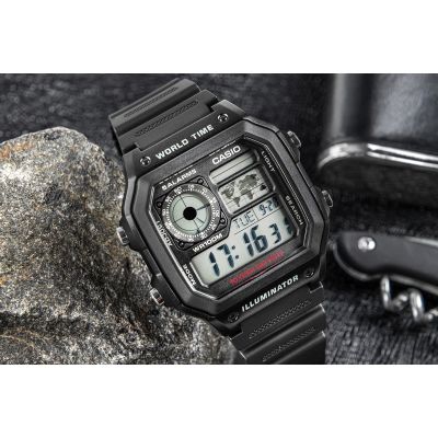 5. Herrenuhr CASIO AE-1200WH-1AVDF + Box