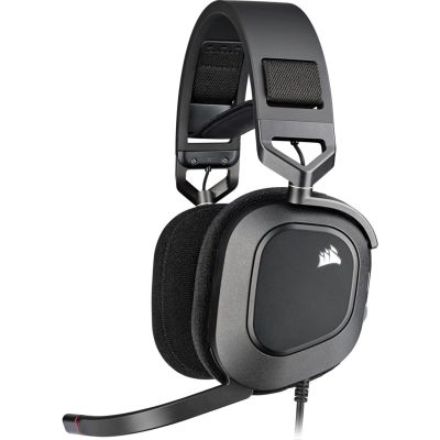 7. Corsair HS80 RGB USB Headset, kabelgebunden, Handheld, Gaming, Carbon