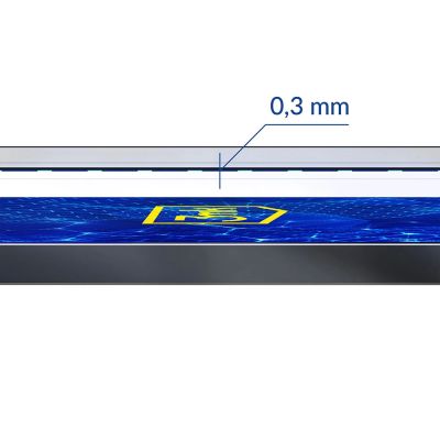 9. 9H 3mk HardGlass Max Lite™ Glas für Samsung Galaxy S24+