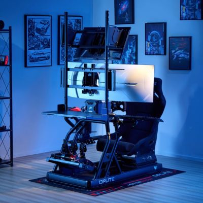 6. OPLITE Monitorhalterung R8 (Einzelmonitor) Einzelhandel (OP-R8-SMMB)