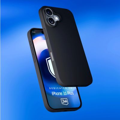 10. 3mk Hardy Silikon-MagCase für iPhone 16 Plus – Grau