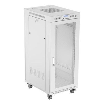 Lanberg FF01-6827-23SL 27HE Bodenmontage-Rack Grau