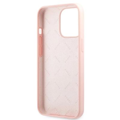 7. Guess GUHCP13LLS4GWPI iPhone 13 Pro / 13 6.1" rosa/rosa Hartschale Silikon 4G Logo
