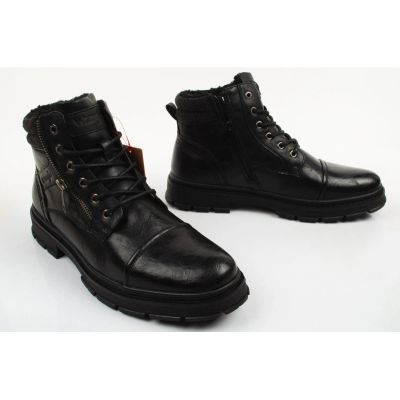 5. Wrangler Herrenschuhe Gillen Fur Stiefeletten, schwarz, gefüttert, modische Stiefeletten