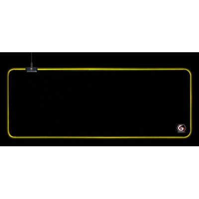 2. GEMBIRD Gaming-Mauspad mit LED-Lichteffekt, Schwarz, Größe L