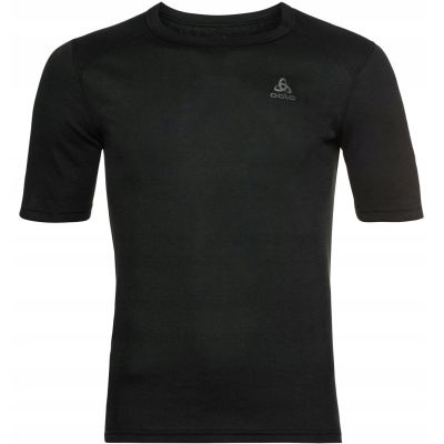 2. Odlo BL TOP Crew Neck S/S ACTIVE WARM ECO Herren T-Shirt Größe M Schwarz