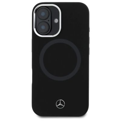 3. Mercedes MEHMP16S23SUTTK iPhone 16 6,1" schwarz/schwarz Hardcase Silikon Tonal Logo MagSafe