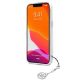 5. Guess GUHCP13SKB4GGR iPhone 13 mini 5.4" Transparente Hardcase 4G Grey Strap Charm