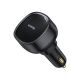 6. Baseus Enjoyment Pro 55W USB-A Kfz-Ladegerät mit einziehbarem Lightning Kabel – Schwarz