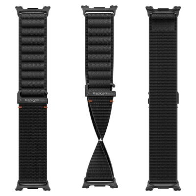 4. Spigen WBF1 Armband für Samsung Galaxy Watch 40/44/46 mm – Schwarz