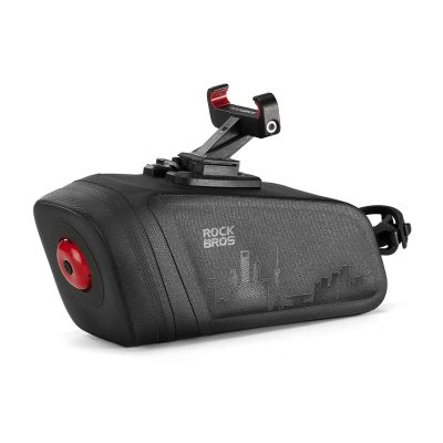 Rockbros Fahrradsatteltasche mit Licht