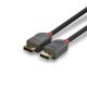 6. Lindy 36485 DisplayPort-Kabel 7,5 m Schwarz
