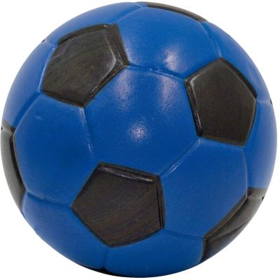 2. PU-Schaumstoffball 15 cm Blau Schwarz Enero