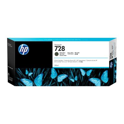 5. HP DesignJet 728 300ml Tintenpatrone, Mattschwarz