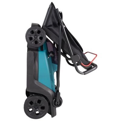 24. Makita DLM330RT Akku-Rasenmäher, Schiebemäher, Schwarz, Blau