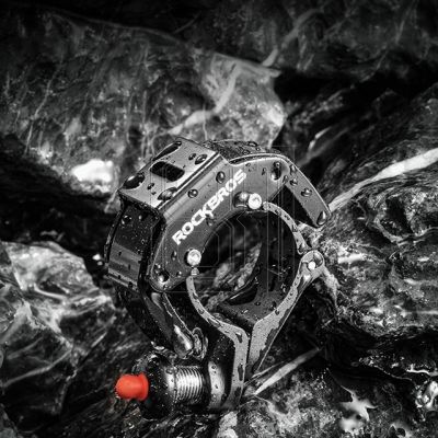 8. Rockbros 34210006001 C-förmige Fahrradklingel, Schwarz 