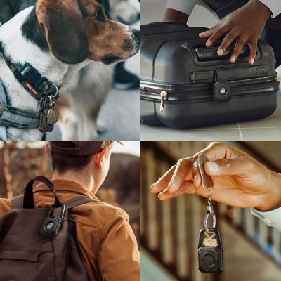 7. Tech-Protect Kevlar-Hülle für Apple AirTag 1/2 – Schwarz