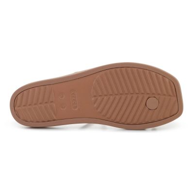 7. CROCS MIAMI Zehenschlaufensandale in Milchschokolade 209862-2JJ