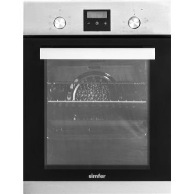 Simfer Backofen | 4207BERIM.1 | 47 l | Multifunktional | Manuell | Versenkbare Drehknöpfe | Höhe 54,1 cm | Breite 45 cm | Edelstahl