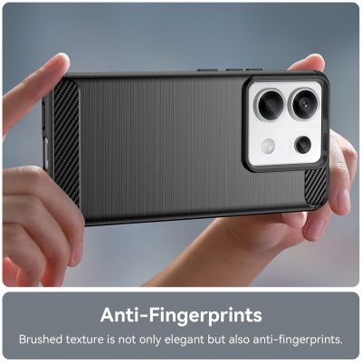 5. Carbon Case für Xiaomi Redmi Note 13 Pro - schwarz