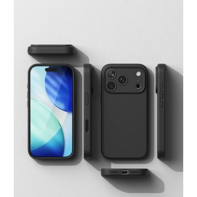 6. Ringke Silikon MagSafe Hülle für iPhone 18 Pro Max – Schwarz