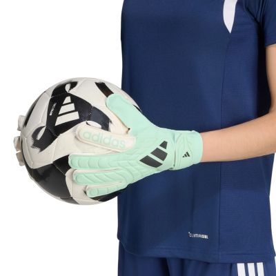 7. adidas Copa Club Torwarthandschuhe für Kinder, Mint und Weiß KE9735
