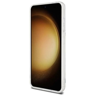 5. Karl Lagerfeld IML Ikonik MagSafe Hülle für Samsung Galaxy S24 – transparent