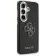 4. Guess Hülle mit genarbtem, großem 4G-Metalllogo für Samsung Galaxy S26+ - schwarz