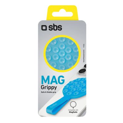2. SBS MAG Grippy MagSafe-kompatible Halterung mit Saugnapf und Öse – Blau