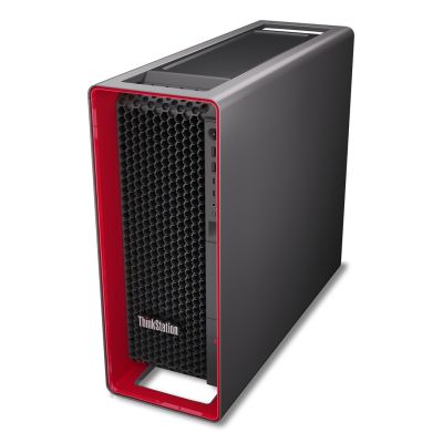 7. Lenovo ThinkStation Workstation mit AMD Ryzen Threadripper PRO 7945WX Prozessor, 64 GB DDR5 RDIMM Arbeitsspeicher, 1000 GB Festplatte und englischer Tastatur, ohne optisches Laufwerk