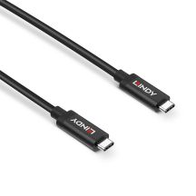 Lindy 43308 USB-Kabel USB 3.2 Gen 2 (3.1 Gen 2) 5 m USB-C Schwarz